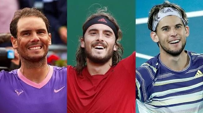 Rafa Nadal 🇪🇦 es el gran favorito del #MutuaMadridOpen. Pero hay otros tenistas con opciones: 🇬🇷Tsitsipas 🇦🇹Thiem 🇷🇺Rublev, Karatsev y Medvedev. Las apuestas en deportes.marcaapuestas.es/es/t/56437/Mad…