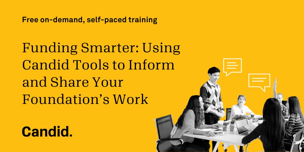 Candid on Twitter "Amp up your foundation’s ability to leverage sector
