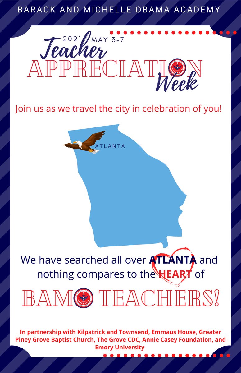 Robinviews's tweet photo. It brings me great joy to celebrate the hardest working teachers across the state of GA @apsBAMOAcademy ! #allthingsGA! Thanks to our awesome partners, we are able to make our vision come to fruition! @DrEmilyAMassey @DrLisaHerring @apsupdate @EmmausHouseATL https://t.co/zWa0QEQUp0
