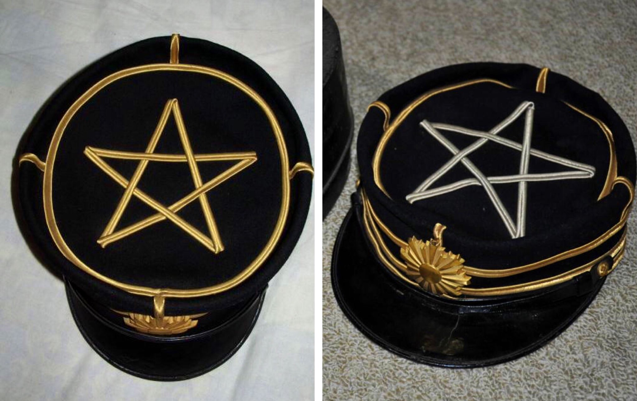 日本軍帽 星付き ①旧日本軍 鉄帽 星章 当時物 鉄兜 ヘルメット