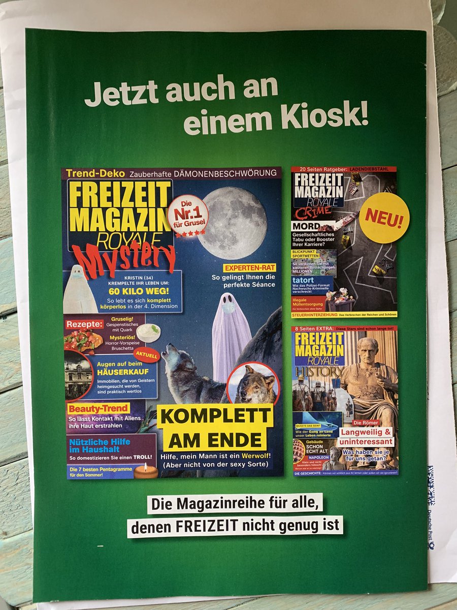 vhschlenker's tweet photo. @zdfmagazin Ich weiß nicht worauf ich mich mehr freue: Die schockierend Enthüllungen oder die weiteren Magazinreihen 😄
#zdfmagazinroyale #freizeitmagazin #FreizeitMagazinRoyale https://t.co/cGPWa27gfy