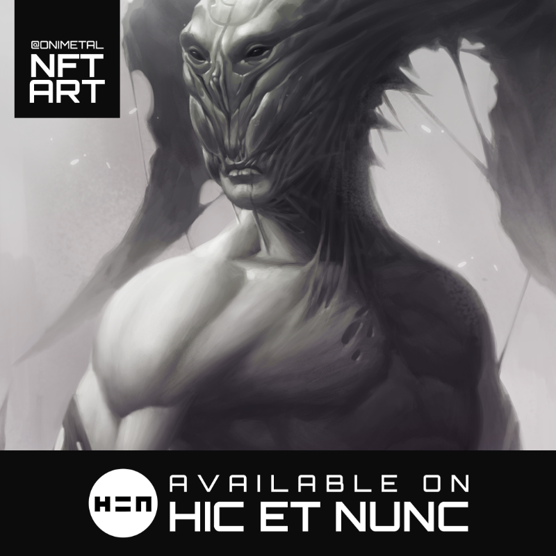 onimetal's tweet photo. ONIMETAL #NFTart on @hicetnunc2000!
Support artists!  Because art supplies aren't cheap! :D

Check it on https://t.co/ZsQztvrref

#CleanNFTs #NFTs #hicetnunc #NFTdrop #NFTartists #NFTCommunity #nftcollectors #xtz #tezos #cryptoart #cryptoartist #hicetnunc2000 @hicetnunc_bot  #nft