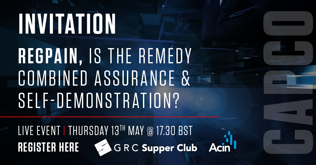 On Thursday 13th May, Capco will be participating in the 19th gathering of the GRC Supper Club, where a panel of speakers will be discussing operational risk and much more - register here:
https://t.co/pVFPcqKYFa #operationalrisk https://t.co/IQDUurxmi6