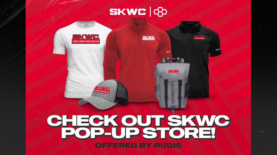 SKWrestlingClub's tweet photo. 💥SKWC Fans....
💥The Pop-Up Team Store is now LIVE!!!  The store will be open until Friday, May 16th at midnight EST. 
💥Please click the link below for apparel.

https://t.co/Y5KdvifqwC https://t.co/jjx5kGQrBV