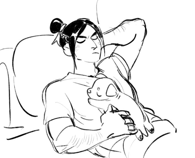 jiang cheng (puppy on tits) 