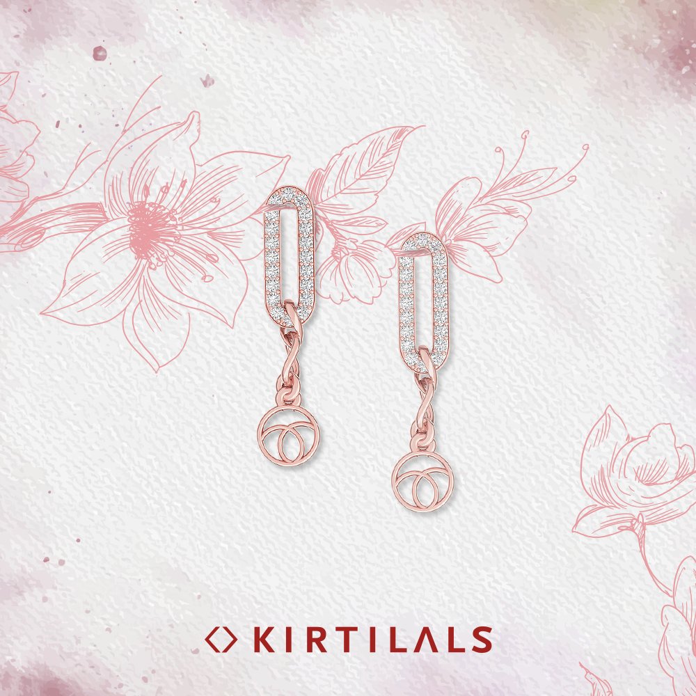Radiate an aura that leaves an indelible impression upon the minds of onlookers. Experience the wonder and sparkling brilliance of earrings from Kirtilals. Visit kirtilals.com to view more products. #Kirtilals #KirtilalsOnline #Diamonds #Earrings