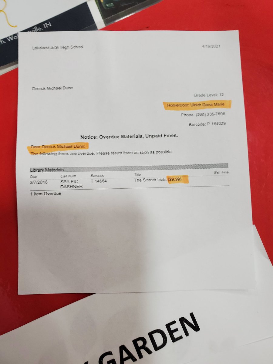 DanaMarieU's tweet photo. @Derrick_Dunn16 this was in my school mailbox this morning...are you sure you got your diploma?? Bahaha - for inquiring minds, I'm 99% sure he did!! Hope all is well! https://t.co/BX5djm1lQV