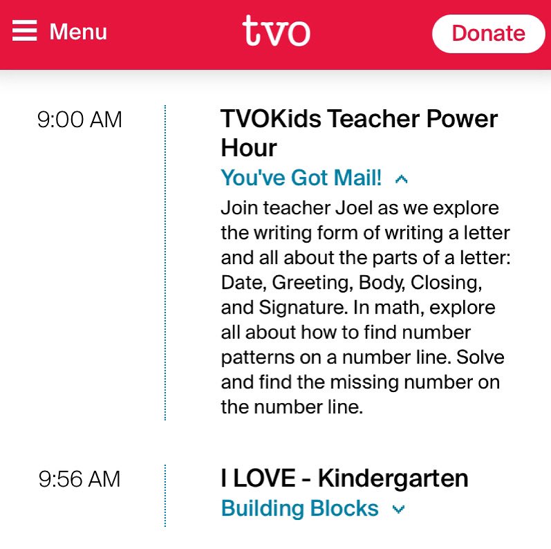 TVOKids Teacher Power Hour
