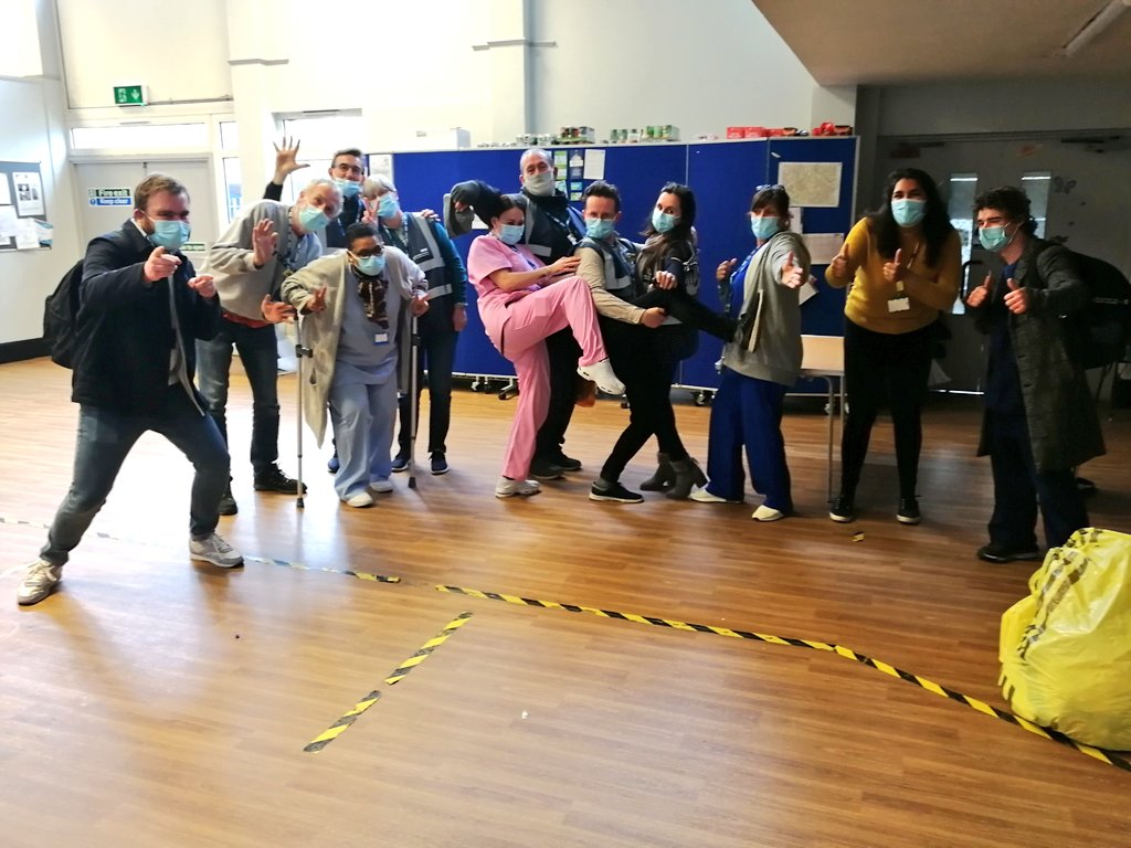 HolgateRay's tweet photo. The team at Downham Vaccination Centre have worked to unbelievable standards since opening back in January. https://t.co/QNGYIKxOcI