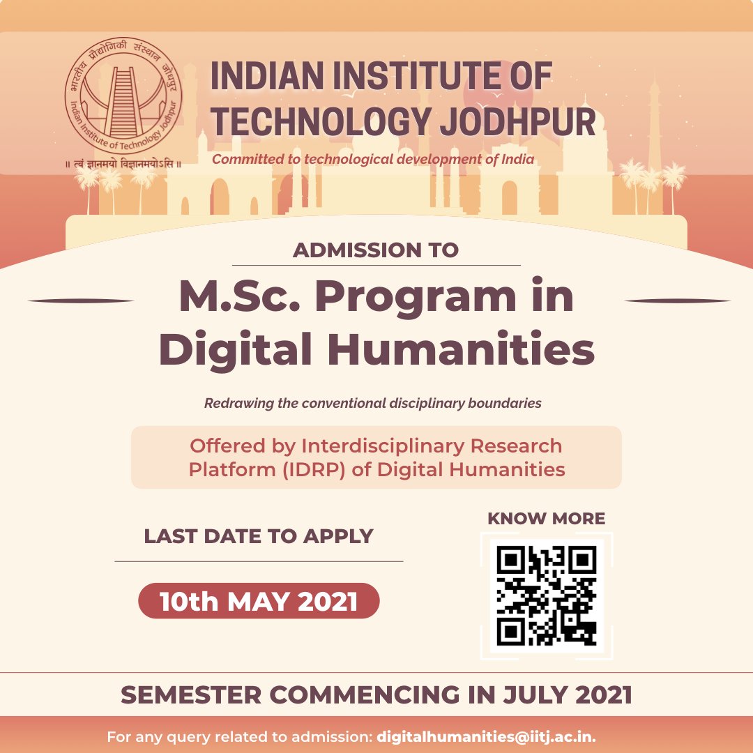 Indian Institute of Technology Jodhpur on Twitter "Apply to the M. Sc