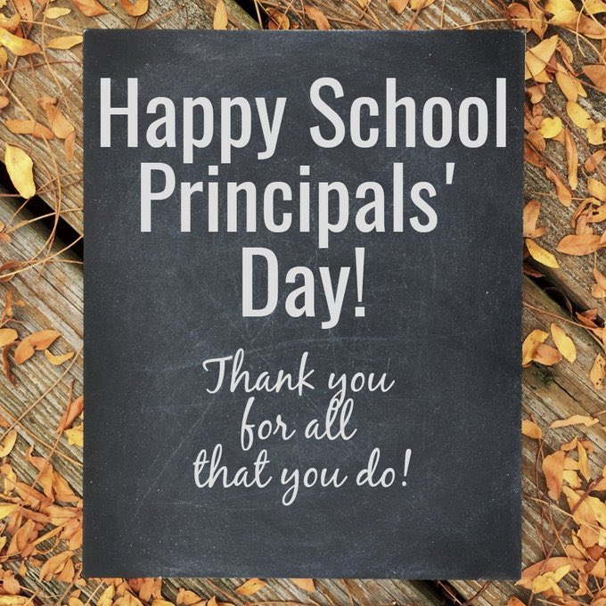 #schoolprincipalsday
