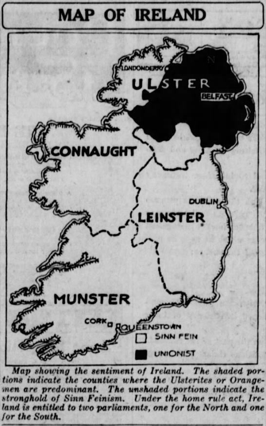 Jon Blackwell (This Day in 1922) on Twitter "May 3, 1921 Ireland is