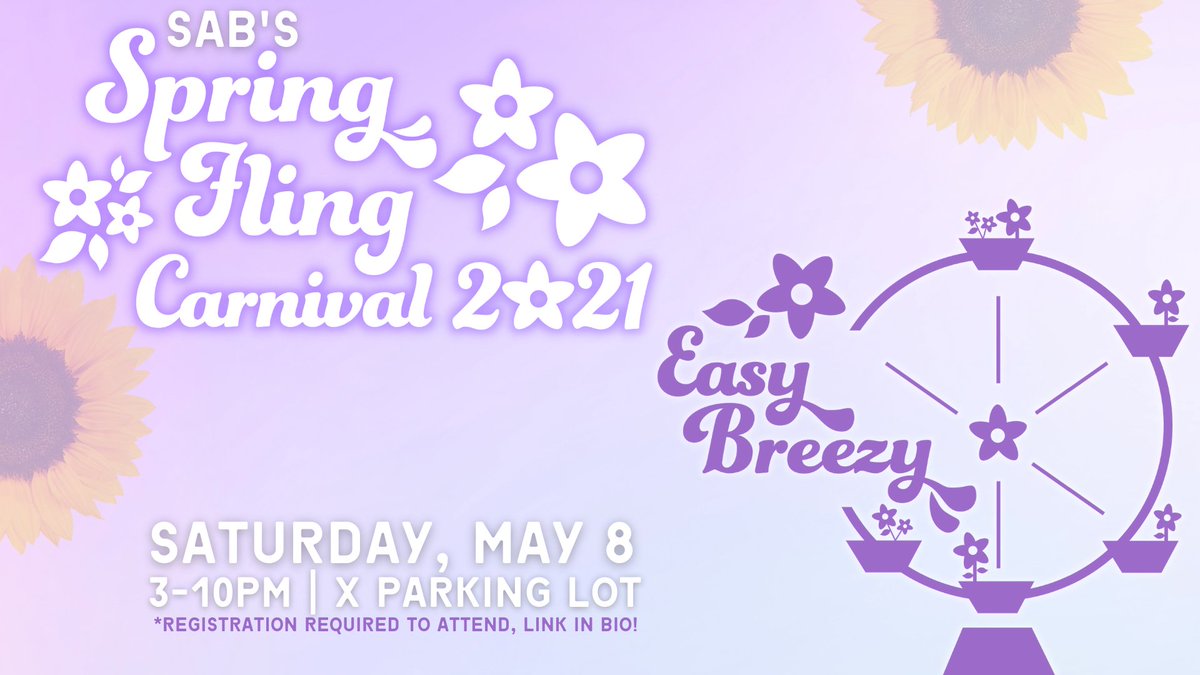 It's been months and years in the making, but SPRING FLING CARNIVAL IS BACK!!!!

Reserve your spot here: setonhall.formstack.com/forms/springfl…