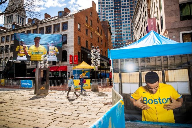 We are excited to be a part of the comeback of in-person events! Check out these photos from the first Nike MLB City Connect Series held in Boston for the Red Sox: