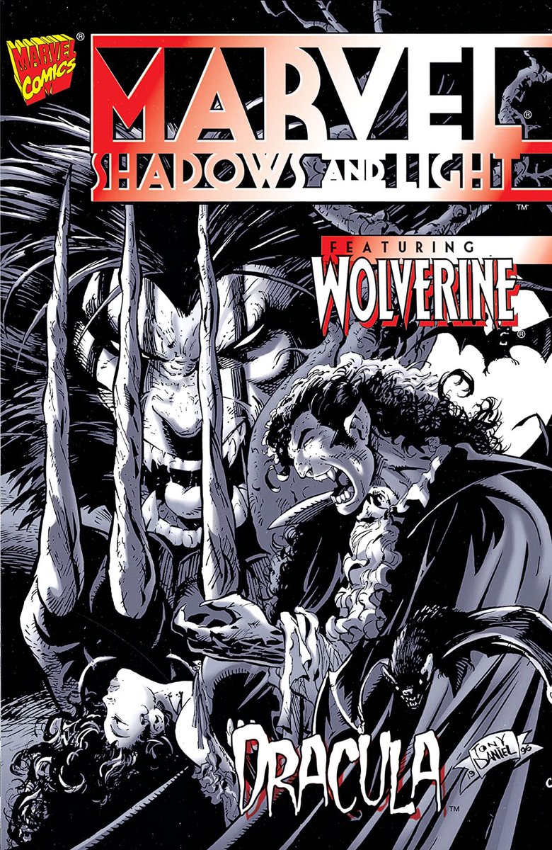 Perhaps as an apology for the outrageous colours on the previous outing, this short Wolverine story is written by JPL with Alex Leon and left as it should be in B&W. Great looking stuff 7/x