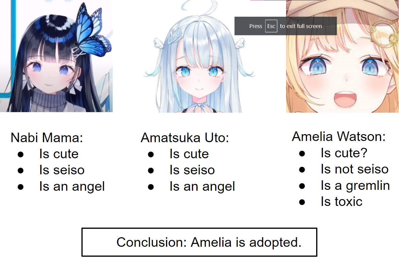 تويتر Hololive Reddit Unofficial على تويتر Meme The Science Checks Out I Rest My Case T Co 0q2y5dascr T Co Nwsd9ssrin