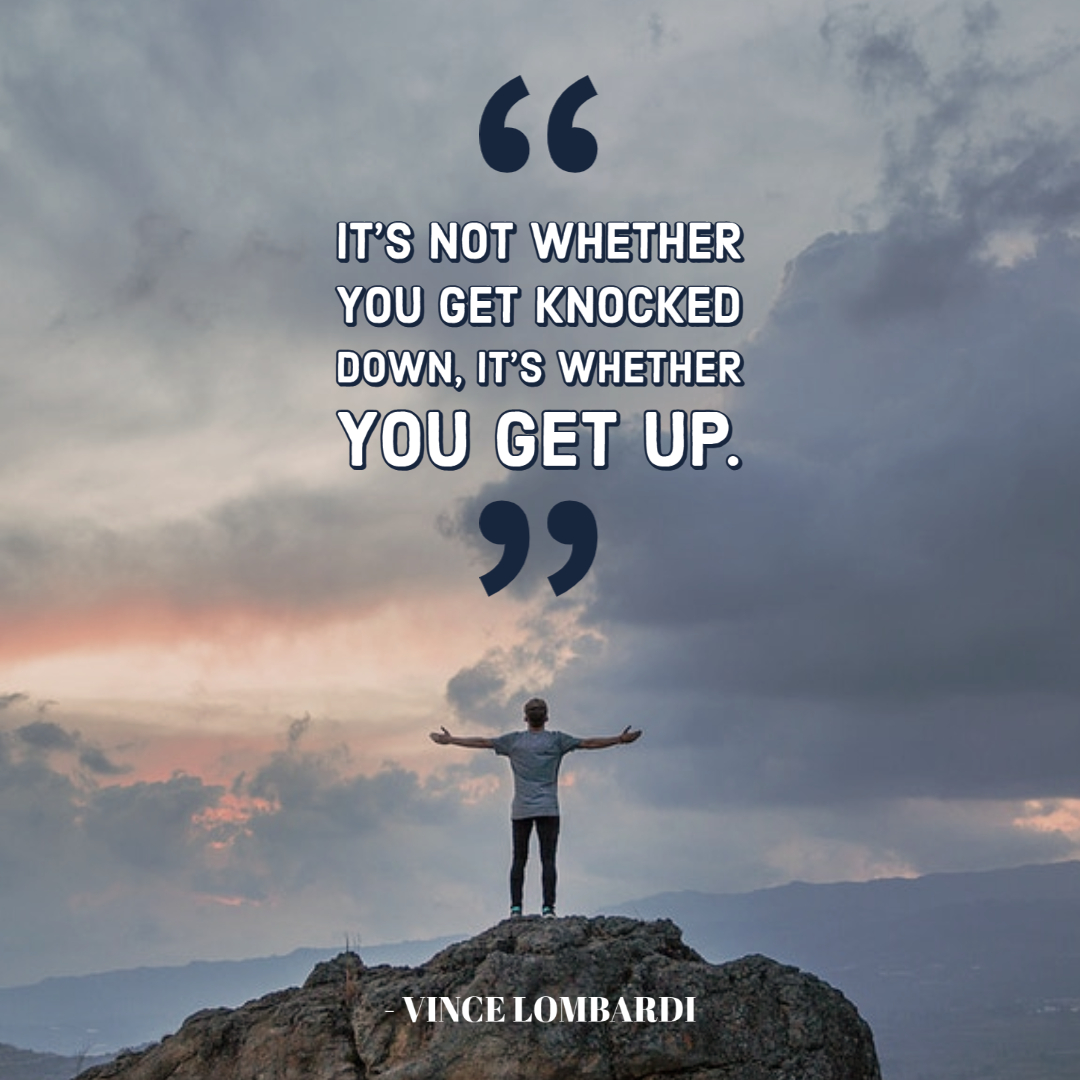 "It’s Not Whether You Get Knocked Down, It’s Whether You Get Up." - Vince Lombardi

#quote #motivationalmonday #inspire #rexfordindustrial