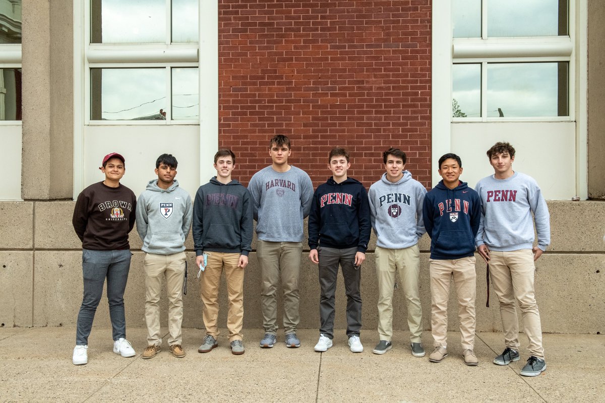 Students heading to Ivy League schools (minus several who are virtual).