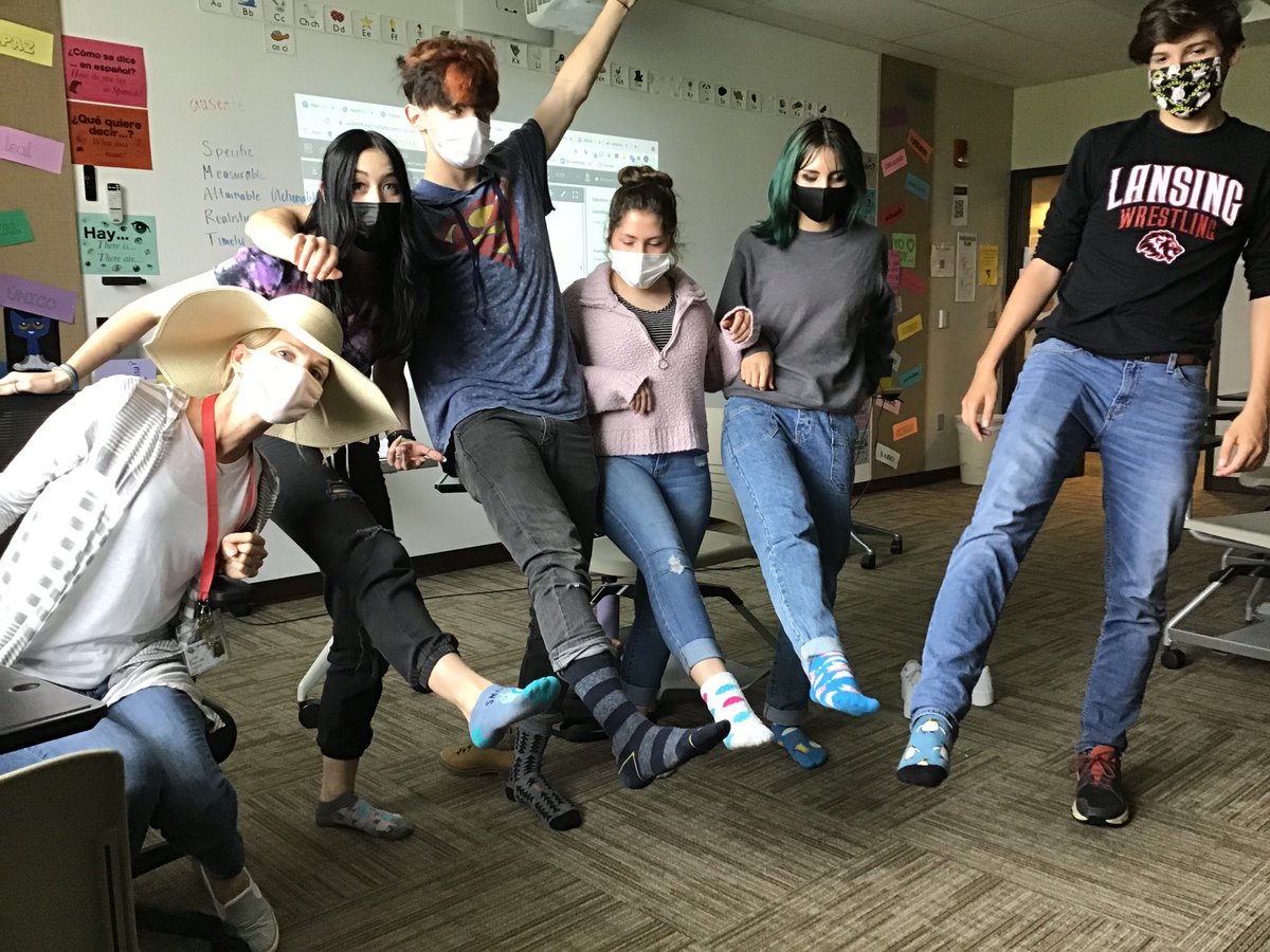 ⁦<a href="/LL_NHS/">ll.nhs</a>⁩ ⁦<a href="/usd469/">Lansing USD 469</a>⁩ Goofy hat and sock day! 30% participation to start the week!