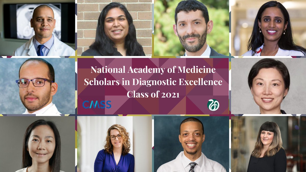 HelenBurstin's tweet photo. The inaugural class @theNAMedicine Scholars in Diagnostic Excellence, a new collaborative program w/ @CMSSmed!

Excited to support their efforts to improve diagnostic safety, quality, and equity. 

Thanks to Advisory Committee &amp; @MooreFound for   support!
https://t.co/km5LoW4SZC https://t.co/gg8Q9I1Tih