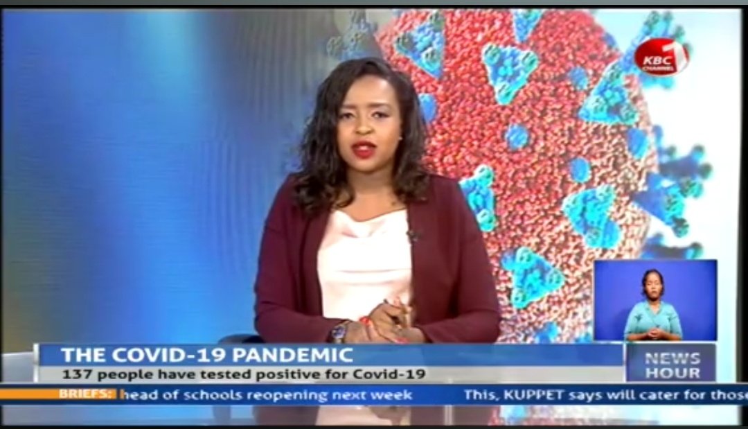 KBCChannel1's tweet image. Join @jackiewambiru on #KBCNewsHour for a comprehensive news bulletin ^CM