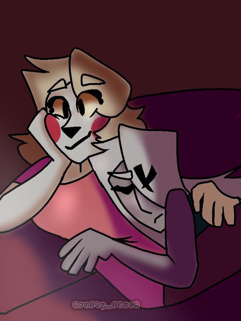 rusty_arcade's tweet photo. Chaggie Month Day 9: Movie Night
#chaggie #chaggiemonth #rainbowmoth #HazbinHotel https://t.co/nwnhcctnzA