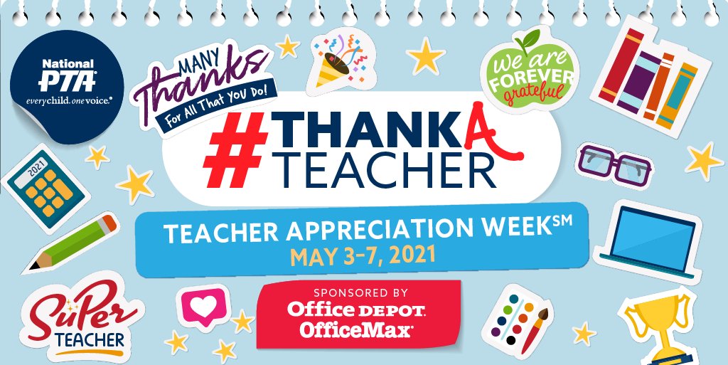 NYSEDNews's tweet photo. It’s National #TeacherAppreciationWeek! Remember to #ThankATeacher this week for all they do for our students, especially through all the challenges of the past year. @NEAToday @NationalPTA @NYSPTA https://t.co/ppQfC7bh1g