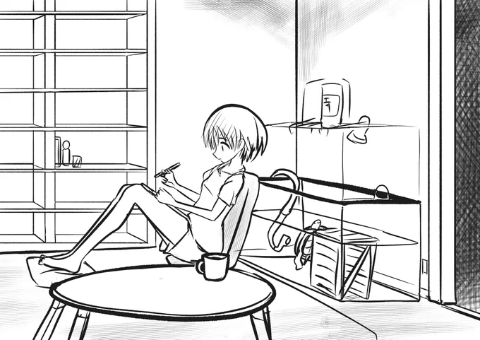 #絵描きさんの作業環境が見たい 

だいたいこんな感じ 