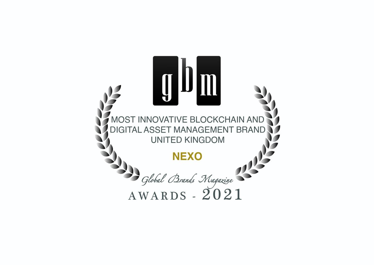 Nexo (@nexo) on Twitter photo We have won not one, but two <a href="/GlobalBrandsMag/">Global Brands Magazine</a> Awards:
➡️ Fastest Growing Digital Assets Banking Brand
➡️ Most Innovative Blockchain and Digital Asset Management Brand
Cheers to us 🍾 We have won not one, but two <a href="/GlobalBrandsMag/">Global Brands Magazine</a> Awards:
➡️ Fastest Growing Digital Assets Banking Brand
➡️ Most Innovative Blockchain and Digital Asset Management Brand
Cheers to us 🍾