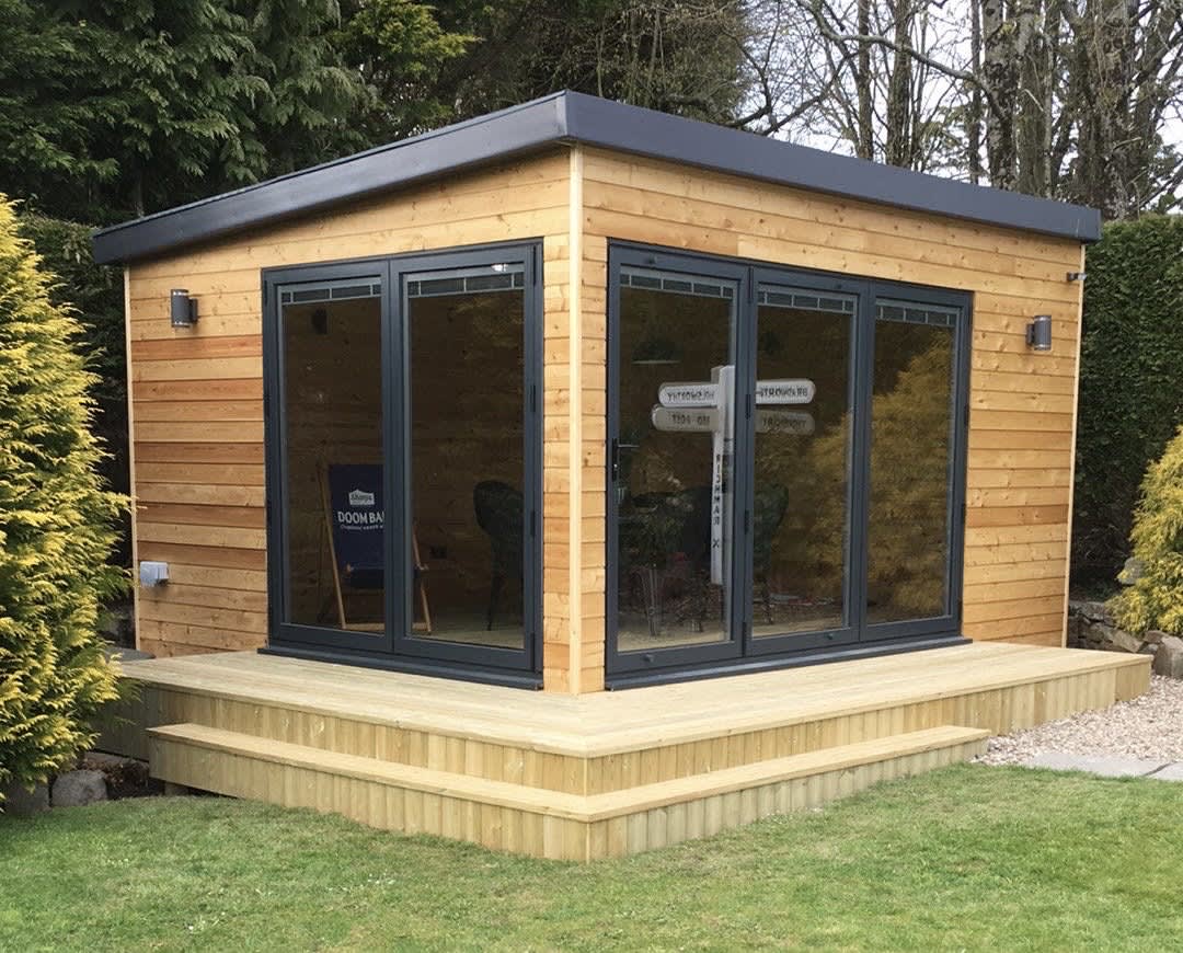 Summer is coming! 
Make good use of your outdoor space,. 
Anthracite Grey Aluminium bi-fold doors supplied by Renew SW Ltd - your “truly local window &amp; door installers”