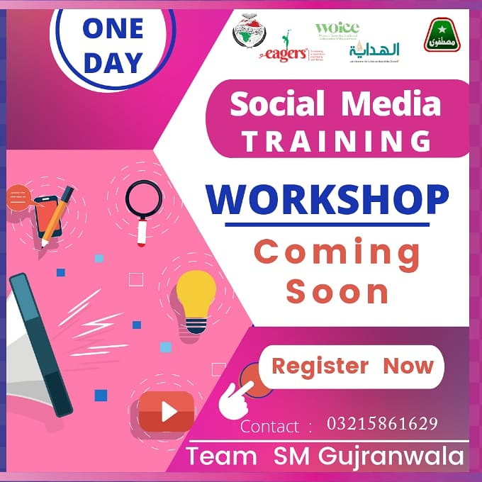 EagersGrw's tweet photo. SM Grw presents One Day Social media workshop for all of you. This is a great opportunity to learn some basics of SM. So don't forget to register yourself :)
Stay tuned ✨
#eagersGrw #kidsactivities
@EAGERS_Official https://t.co/TEMY7863ds