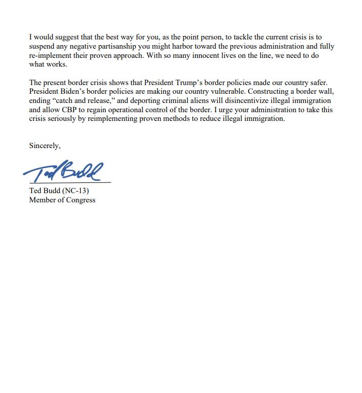 The Biden administration caused the worst border crisis in decades, and VP Kamala Harris has been MIA.

They need to reverse their open border policies, and go back to what worked under President Trump. #BidenBorderCrisis