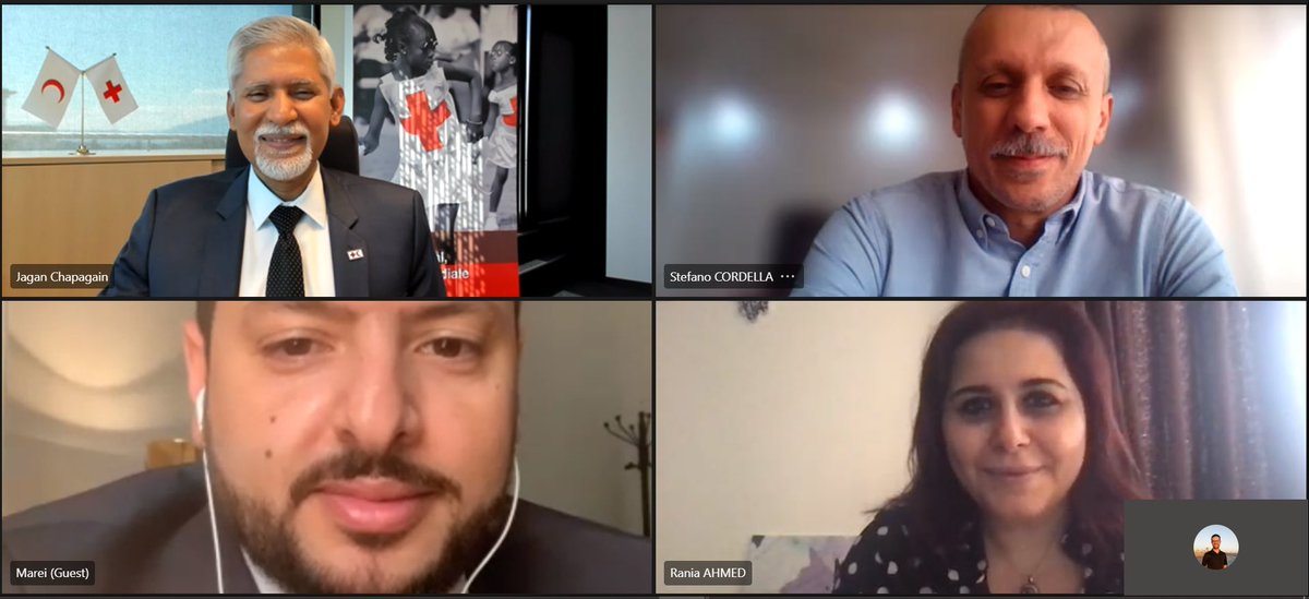 sharing ideas and translating them into humanitarian diplomacy and action in #Libya and around the world <a href="/jagan_chapagain/">Jagan Chapagain</a> <a href="/Marieldrese/">مرعي الدرسي</a> <a href="/RaniaAhmedSh/">Rania A.Sharshr</a> - #RedCross #RedCrescent Movement in action <a href="/ifrc/">IFRC</a> <a href="/IFRC_MENA/">IFRC Middle East and North Africa</a> <a href="/LibyaRC/">جمعية الهلال الأحمر الليبي</a>