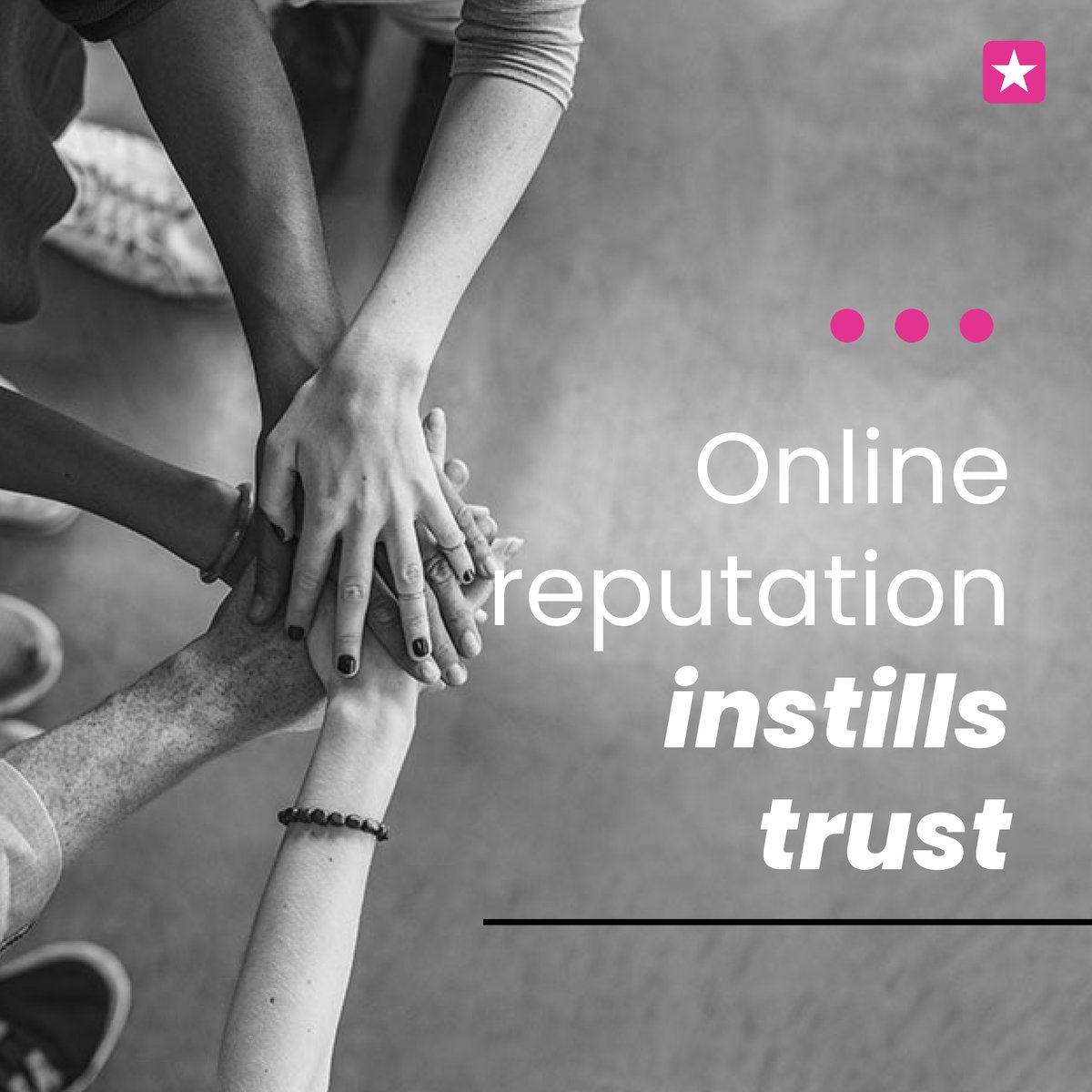 HelloStarloop's tweet image. Why do you read reviews when choosing a service?
.
The power of reputation is massive. We tend to trust businesses whose customers are willing to leave feedback.
.
Take care of your reputation today &amp;gt;&amp;gt; Starloop.com.
.
#onlinereputation #googlereviews #facebookreviews