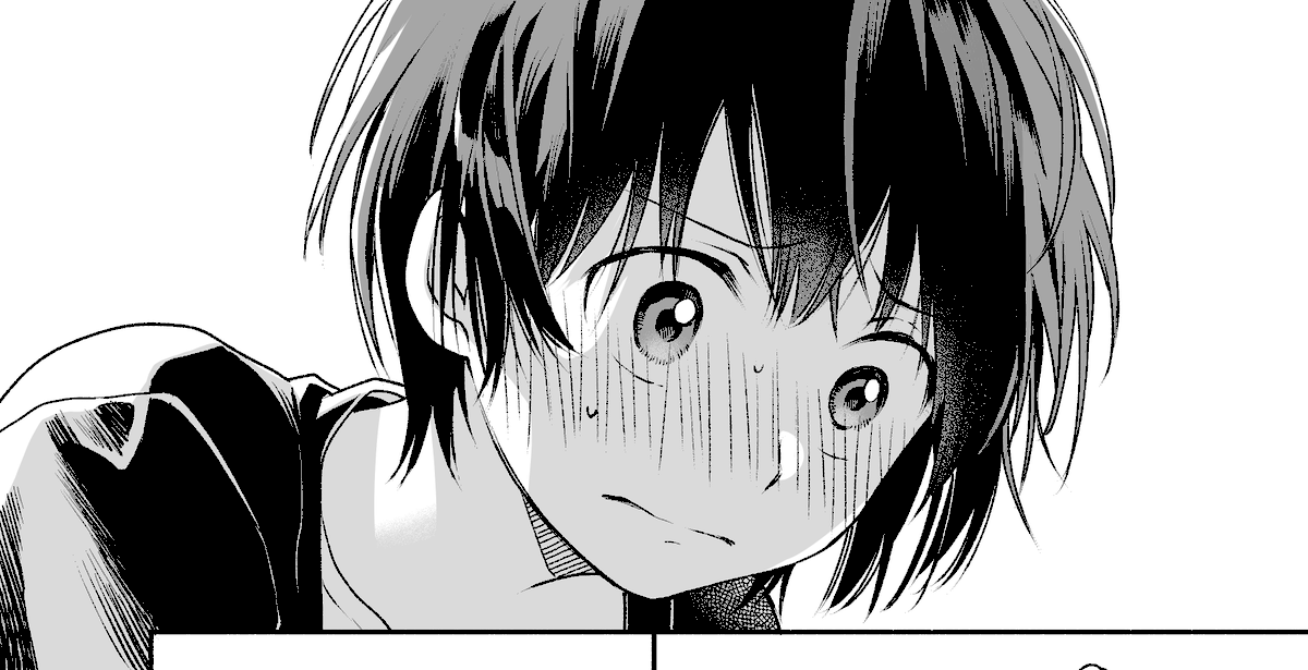 良い感じの照れ顔ができた～～ 