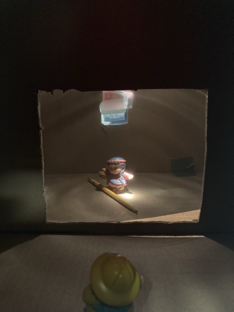 FishCrazyTeach's tweet photo. Really enjoyed teaching the #OpenSciEd Light and Matter Unit! My 6th graders loved using the box models to figure out how light reflects and transmits off a one-way mirror! #woms #macbayscience #MyOpenSciEdStory https://t.co/kvN6Vc1tcz