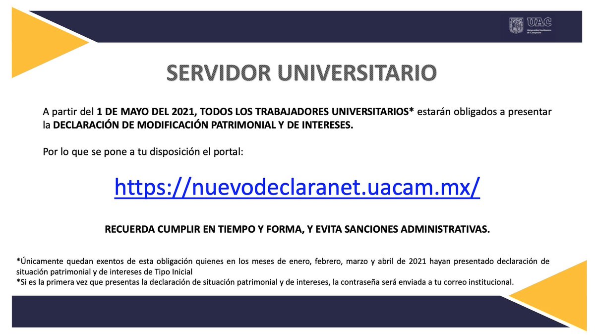 Órgano Interno de Control UACam tweet media