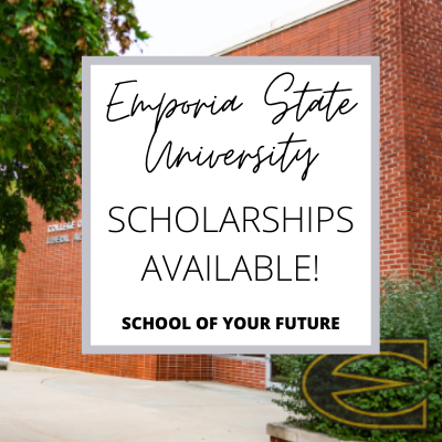 EsuCommProgram's tweet photo. Did you know that @emporiastate has numerous scholarships that are available for students?
Check out scholarship opportunities for 2021-2022 in the Scholarship Portal: https://t.co/HeX5GHwZ34
#ESUcomm #OnceaHornetAlwaysaHornet #Scholarships https://t.co/P0304pZ3JM