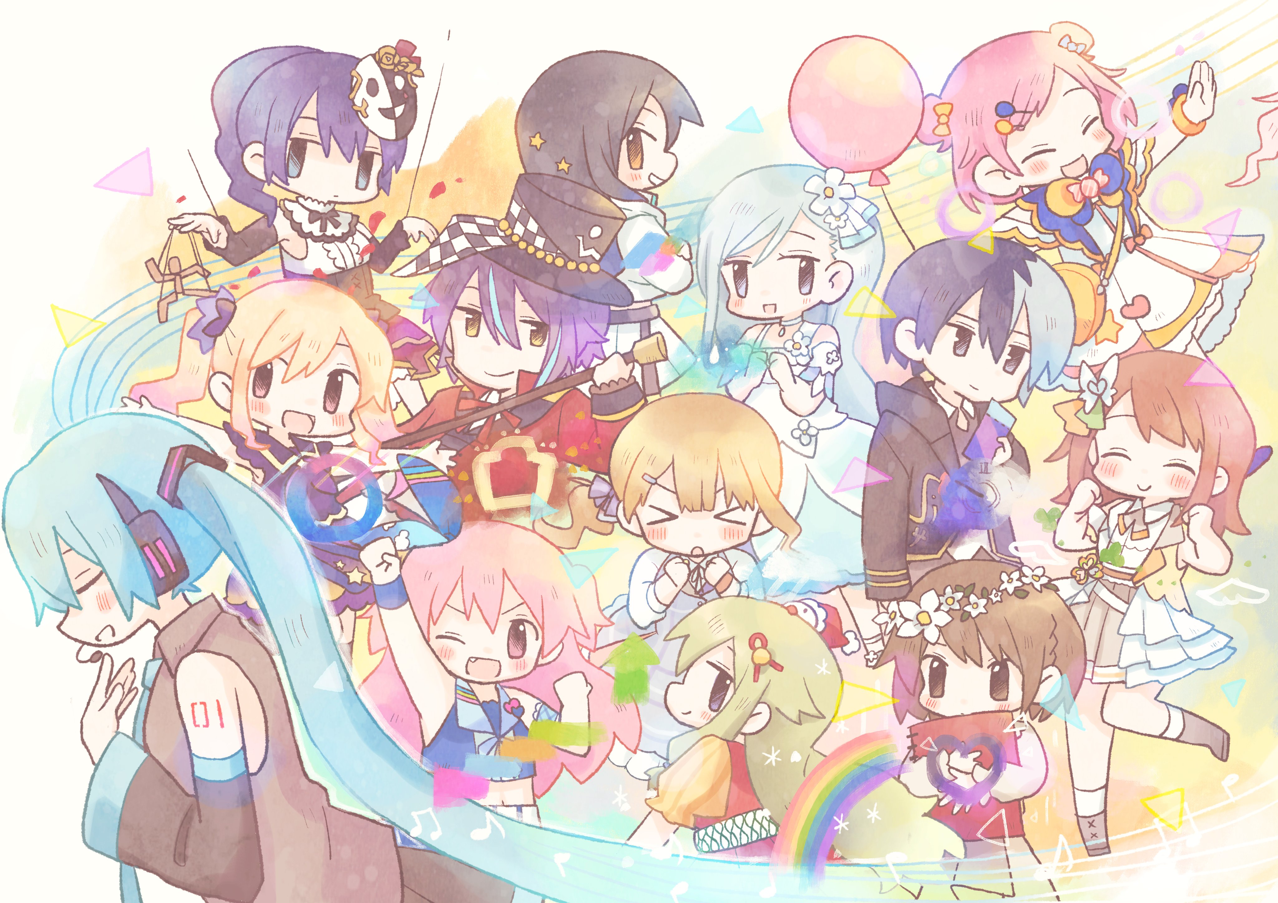 ゴマヒチ プロセカハーフアニバーサリー記念イラスト きみの想いが歌になる ハーフアニバーサリーおめでとうございます T Co Xfivx0ztn7 Twitter