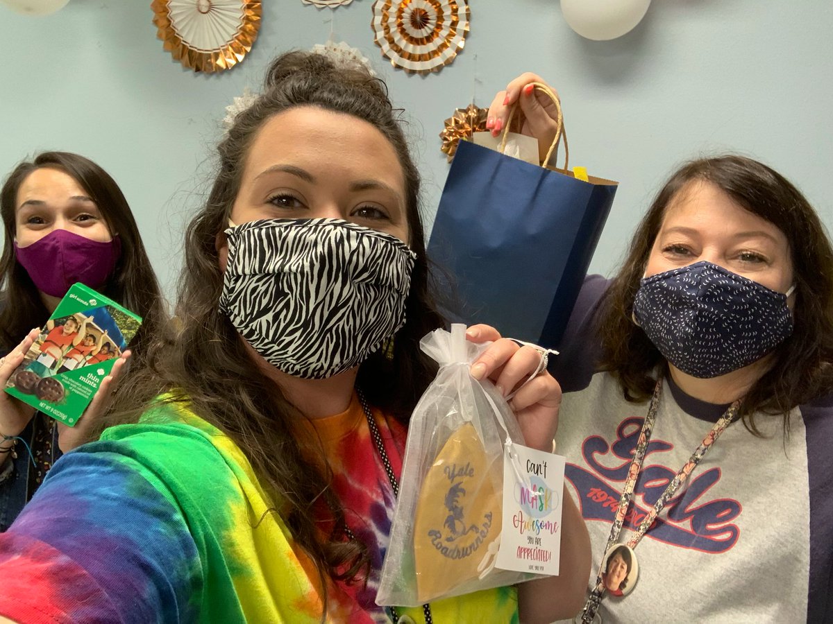 Thank you @YalePTA for the amazing goodie bags! We feel super special 🥰#RISD #YaleRoadrunners