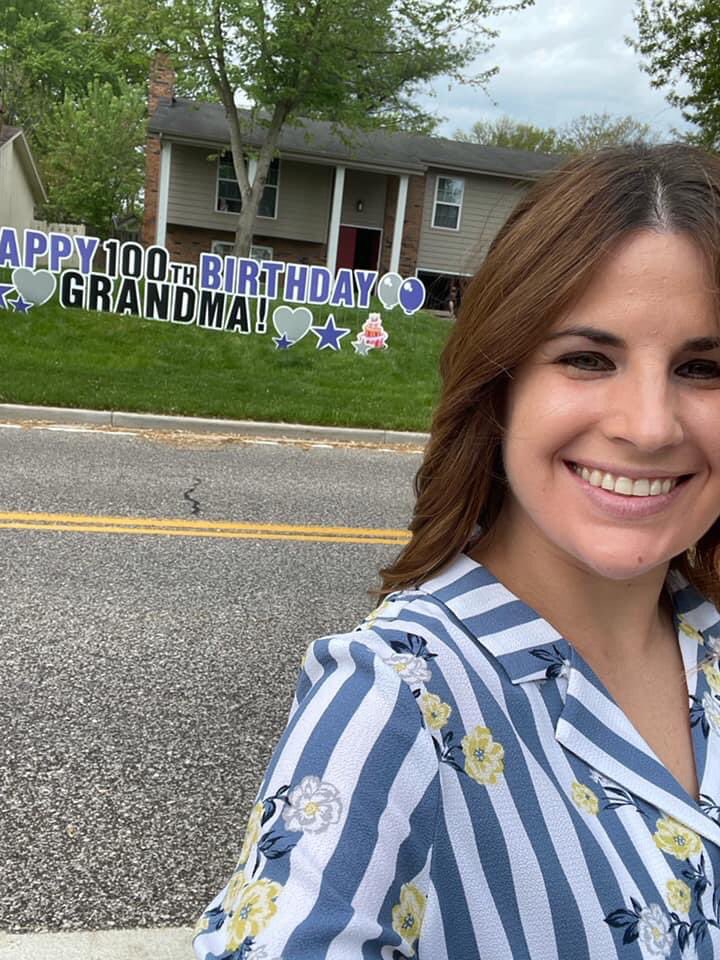 stlyardcards's tweet photo. We ❤️ that grandma that was celebrated by her family and friends! Here’s to 100 years strong! 🎉 https://t.co/G6BUkVtpwU