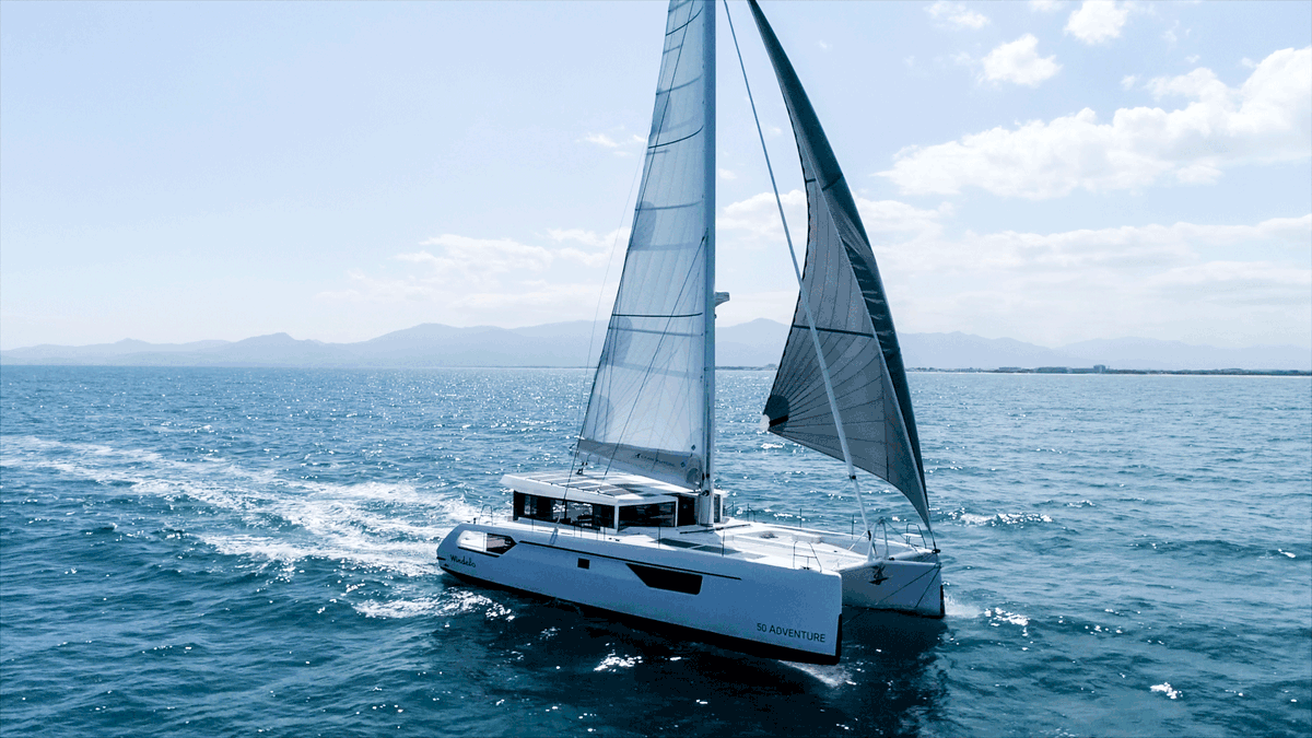 windelocat's tweet photo. The #Windelo50Adventure spotted just off the coast of #Canet-en-Roussillon. Doesn't she look amazing under Mainsail and Code 0 ?
#windelo50 #catamaran #catamaransailing #greensailing #sustainablesailing #circumnavigation #windelocatamarans #multihulls #voile #electricboats https://t.co/1mJMrCPPjj