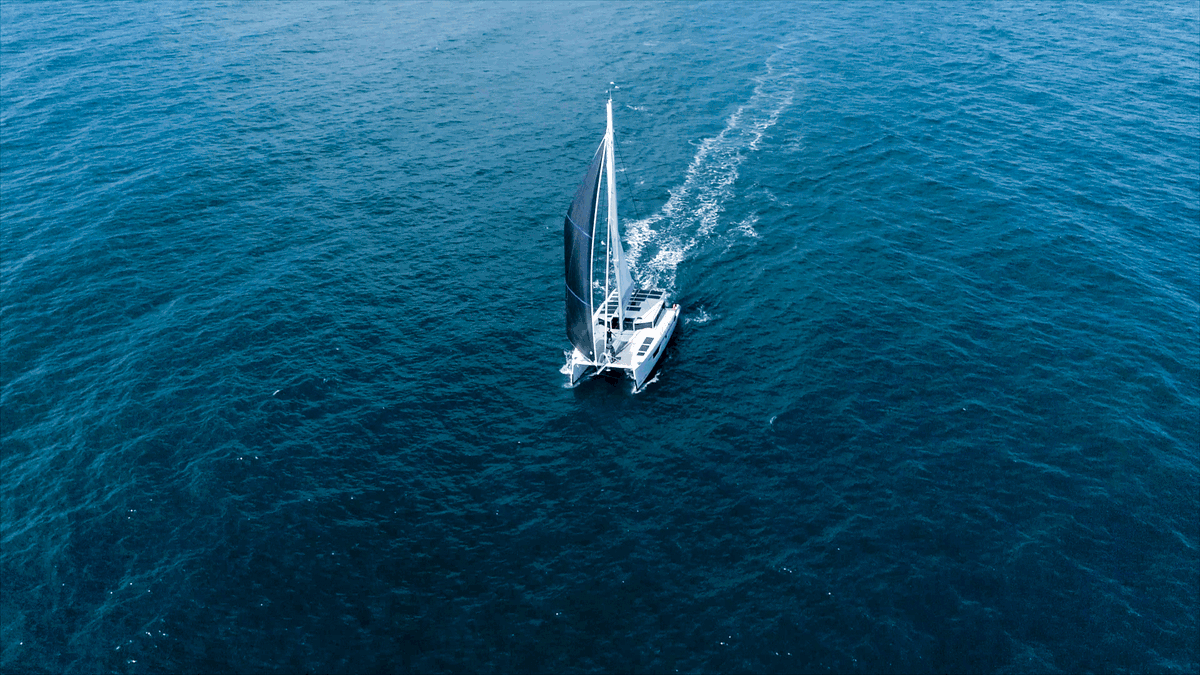 windelocat's tweet photo. The #Windelo50Adventure spotted just off the coast of #Canet-en-Roussillon. Doesn't she look amazing under Mainsail and Code 0 ?
#windelo50 #catamaran #catamaransailing #greensailing #sustainablesailing #circumnavigation #windelocatamarans #multihulls #voile #electricboats https://t.co/1mJMrCPPjj