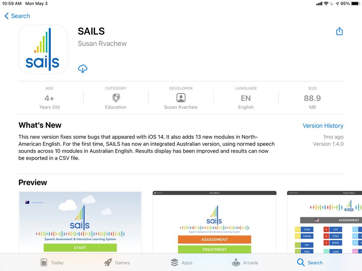 Exciting new development with SAILS for testing and treating speech perception: Australian English modules!