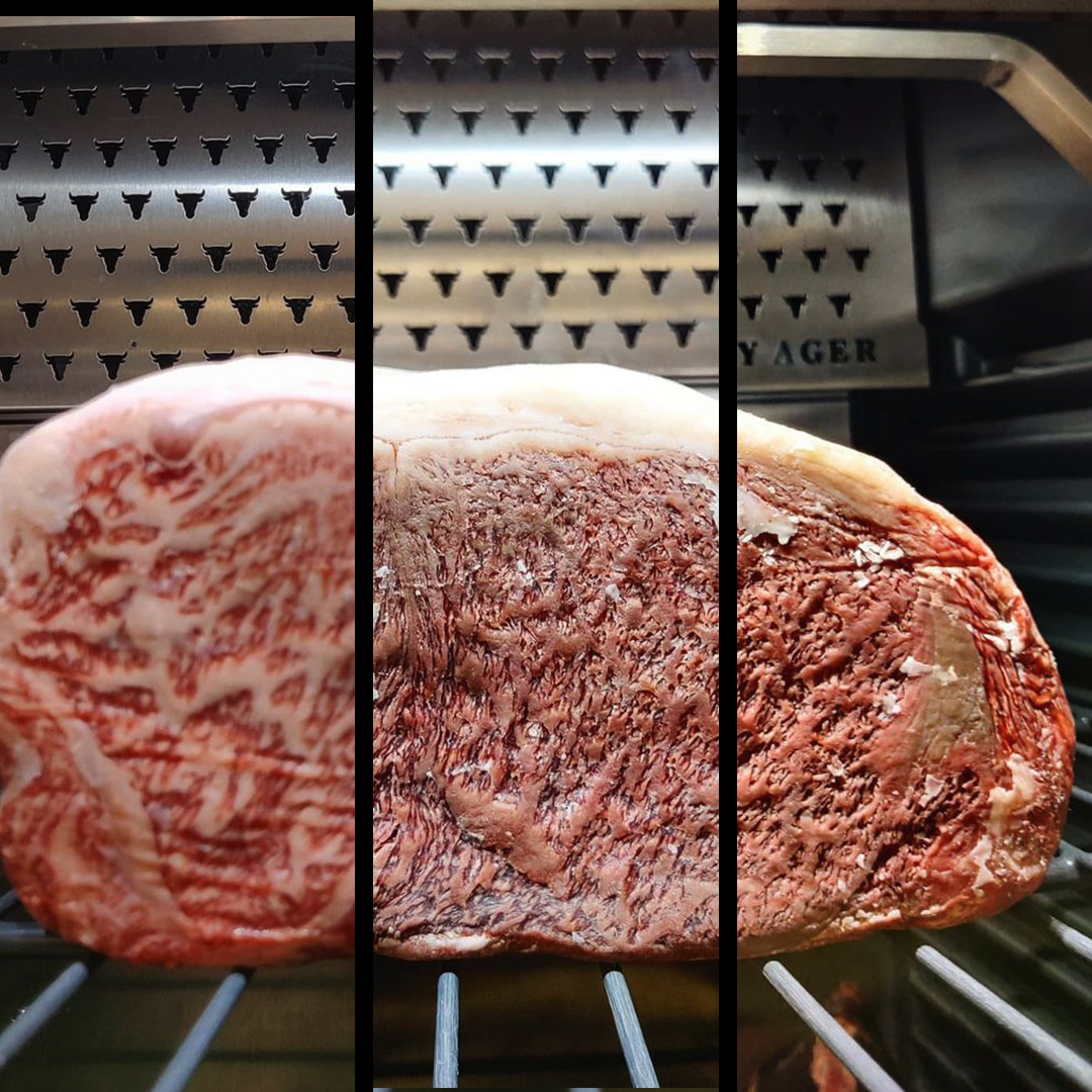 JAPANESE WAGYU A5 👑
_
Week 1 | Week 2 | Week 3
Which week would you favor?

#dryager #meattime #mymeat #instameat #dryaged #dryagedbeef #dryagerlove #tomahawk
📸: @torinlihamestari – Thanks for sharing!