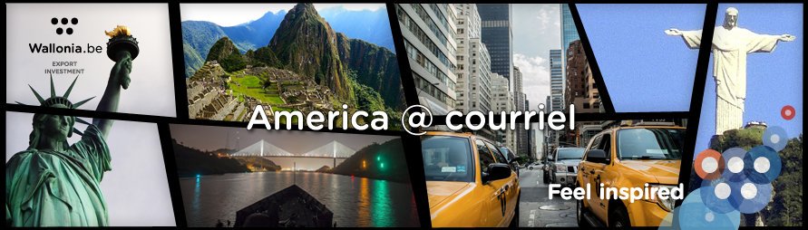 Découvrez l'Americ@courriel mai 2021 <a href="/AWEX_Belgium/">Wallonia Export & Investment Agency</a> 
eepurl.com/hwTwRr
Au sommaire:
- Nos activités rebond/relance/résilience
- Mission princière USA
- Cleantech USA
- Low Carbon Business Action Latin America/EU
- Success stories