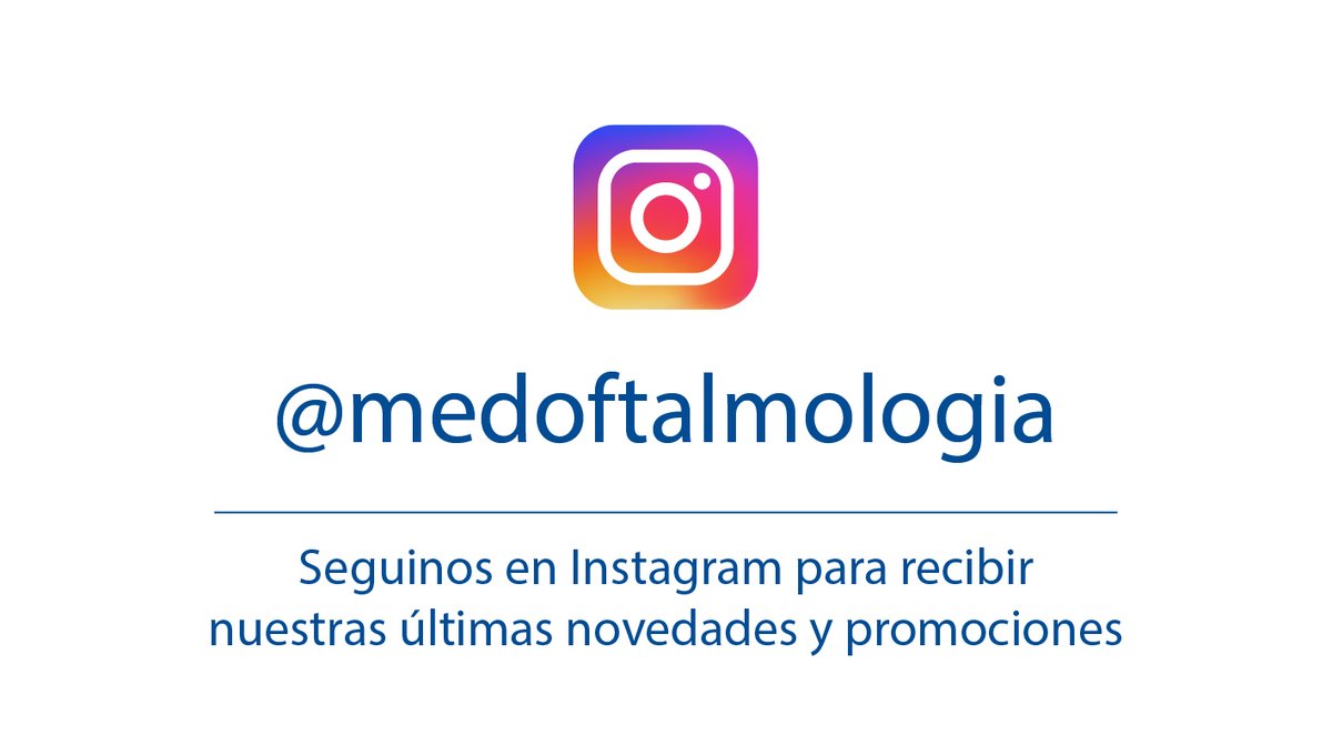 Enterate de las últimas novedades en oftalmología y promociones en nuestras redes: . Instagram instagram.com/medoftalmologi… Linked In linkedin.com/company/medoft… Facebook facebook.com/medoftalmologi… . Gracias a todos por acompañarnos! Los esperamos en @Medoftalmologia