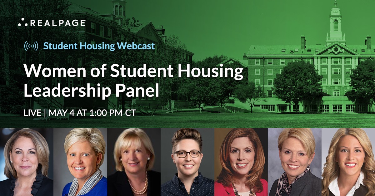 Don't miss @realpageinc's "Women of Student Housing Leadership" Panel on May 4th at 1PM CST where Campus First's very own Heather Sizemore, SVP Student Housing, will be on the panel. It's not too late to register and join the live session. Register at realpage.com/.../women-of-s…