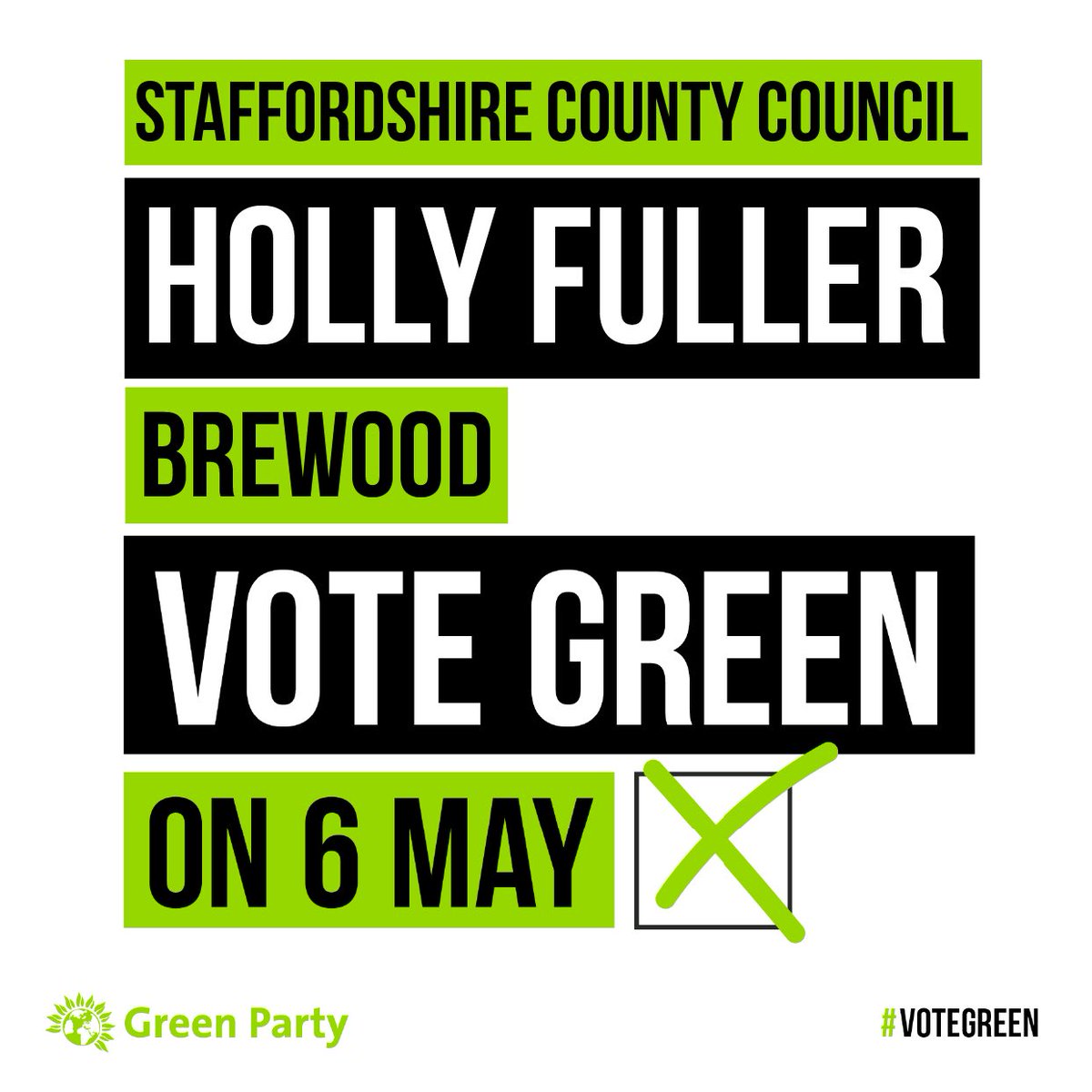 hollyrobotic's tweet photo. Vote Green this week!
#LE2021 #localelections2021 #southstaffs #brewood #coven #southstaffordshire #votegreen https://t.co/ndDObLtvuL