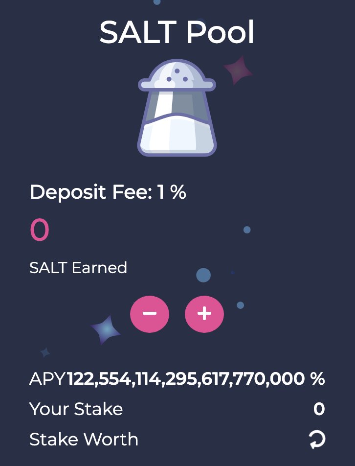 UBUfinance's tweet photo. 🤝Establishing a partnership with @SaltSwap 

💰Stake $UBU to earn $SALT now: https://t.co/U4itKNvZHG

👉Deposit fee: 1%
👉Pool duration: 30 days
👉Start block: 7104444 https://t.co/Cu3XCnTnGO